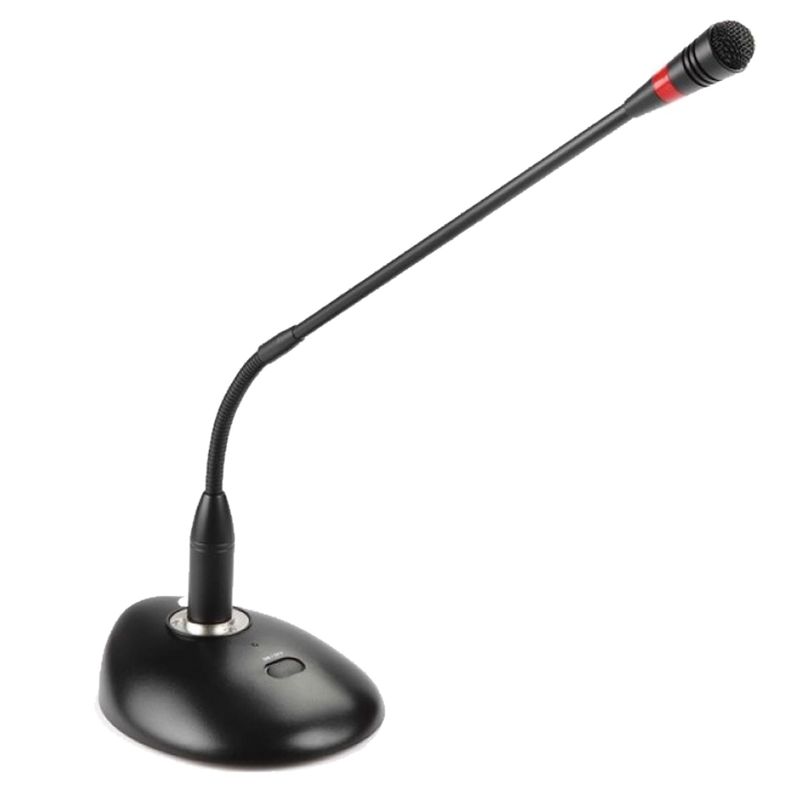 foto micrófono para conferencias Proel-Bmg2, que ilustra uno de los dispostivos de audio más validos para sonar bien en ponencias, presentaciones y conferencias habladas